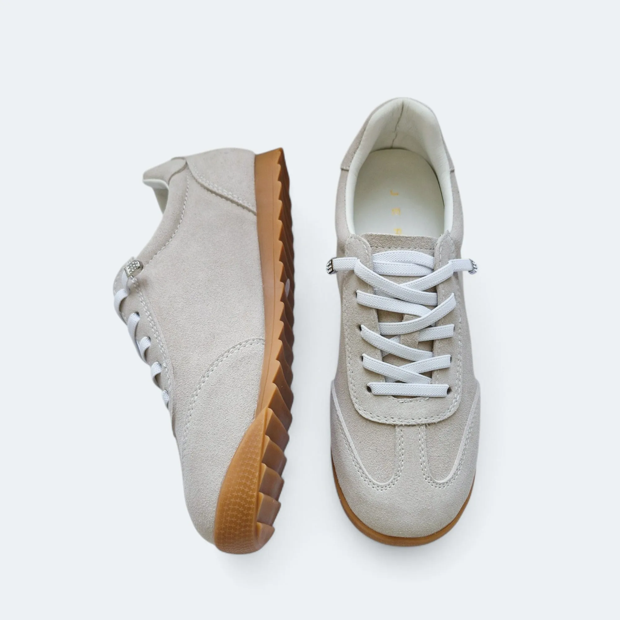Naomi Suede Leather Sneakers