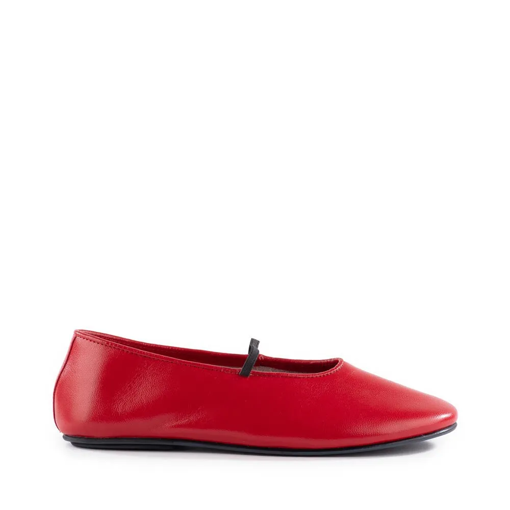 Neon Moon Ballet Flats - Cherry
