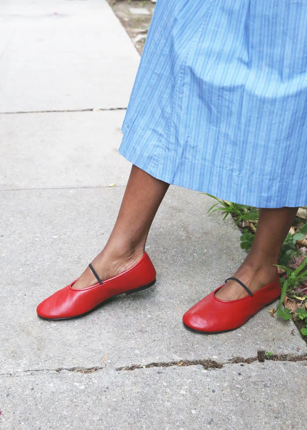 Neon Moon Ballet Flats - Cherry