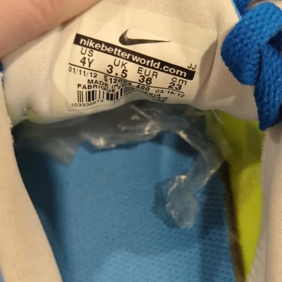 Nike Kid's Free Run 3 Running Shoe like new