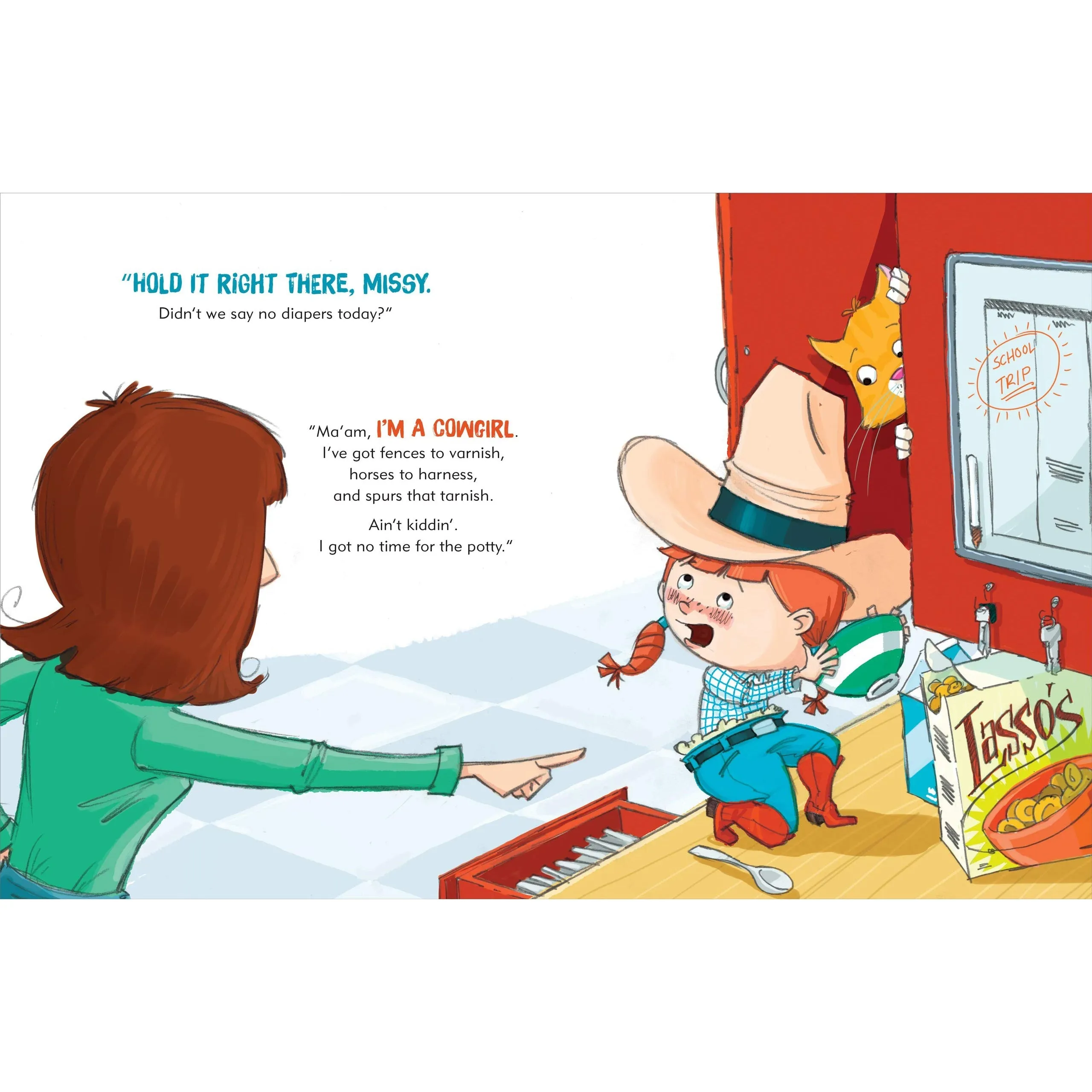 Peter Pauper Press: This Cowgirl Ain't Kiddin' About the Potty (Hardcover Book)