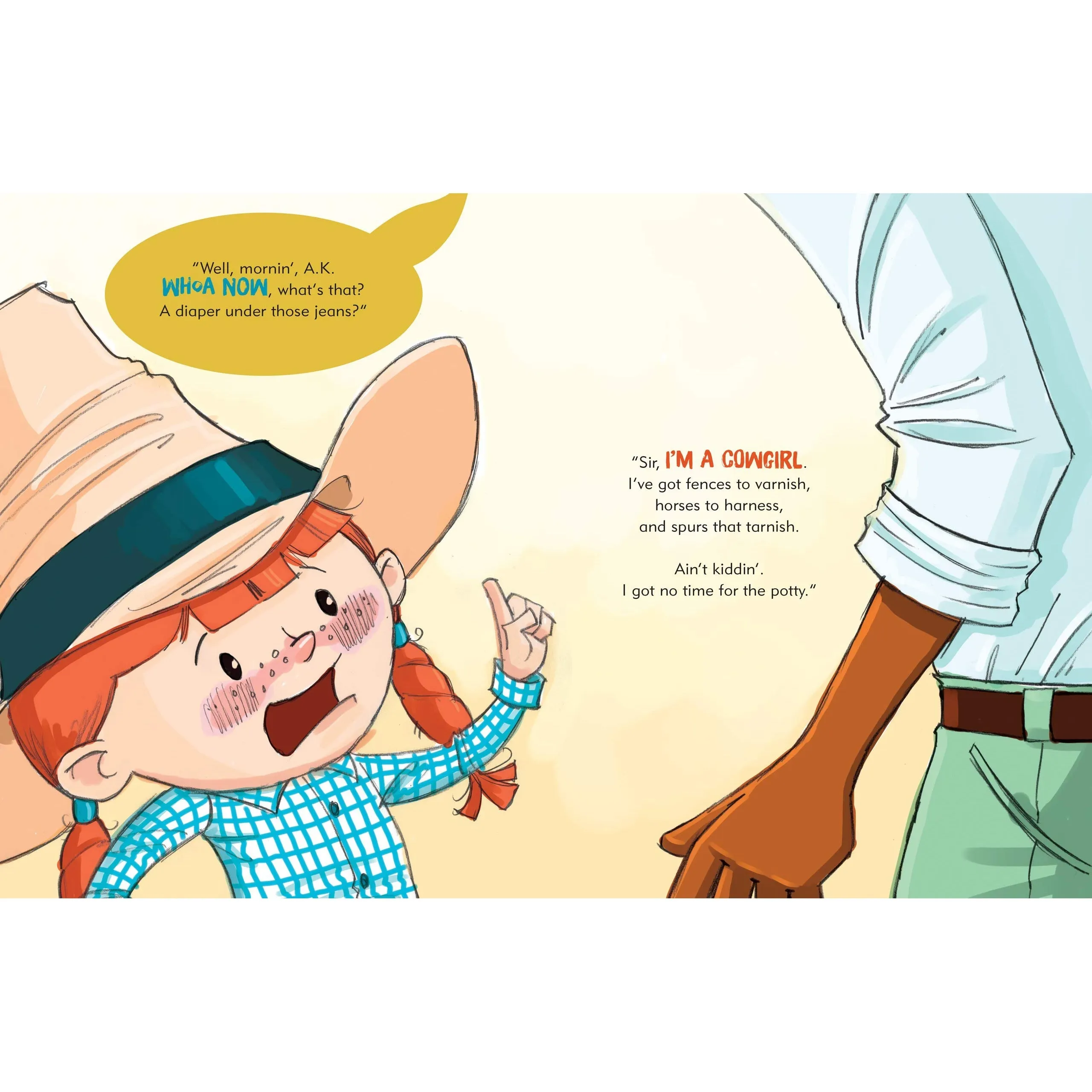 Peter Pauper Press: This Cowgirl Ain't Kiddin' About the Potty (Hardcover Book)