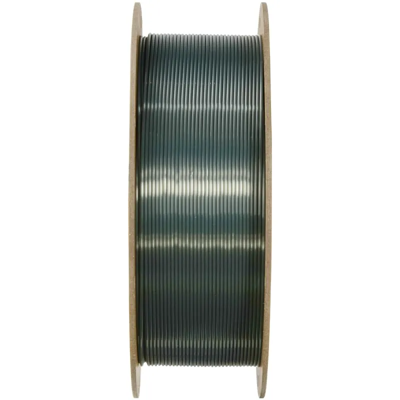 Polymaker Silk PLA Filament 1.75mm, Gunmetal Grey PLA 3D Printer Filament Silk 1kg - PolyLite 1.75mm PLA Filament Silk Gunmetal Grey Filament 1.75mm Shiny PLA 3D Filaments