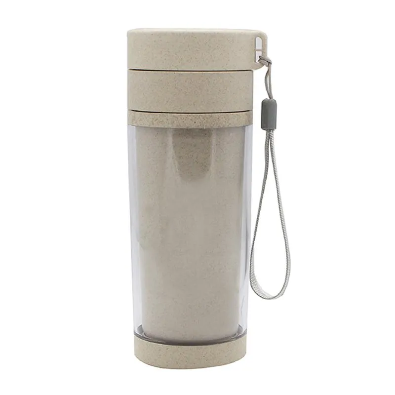 Portable Clear Insulated Tea Cup