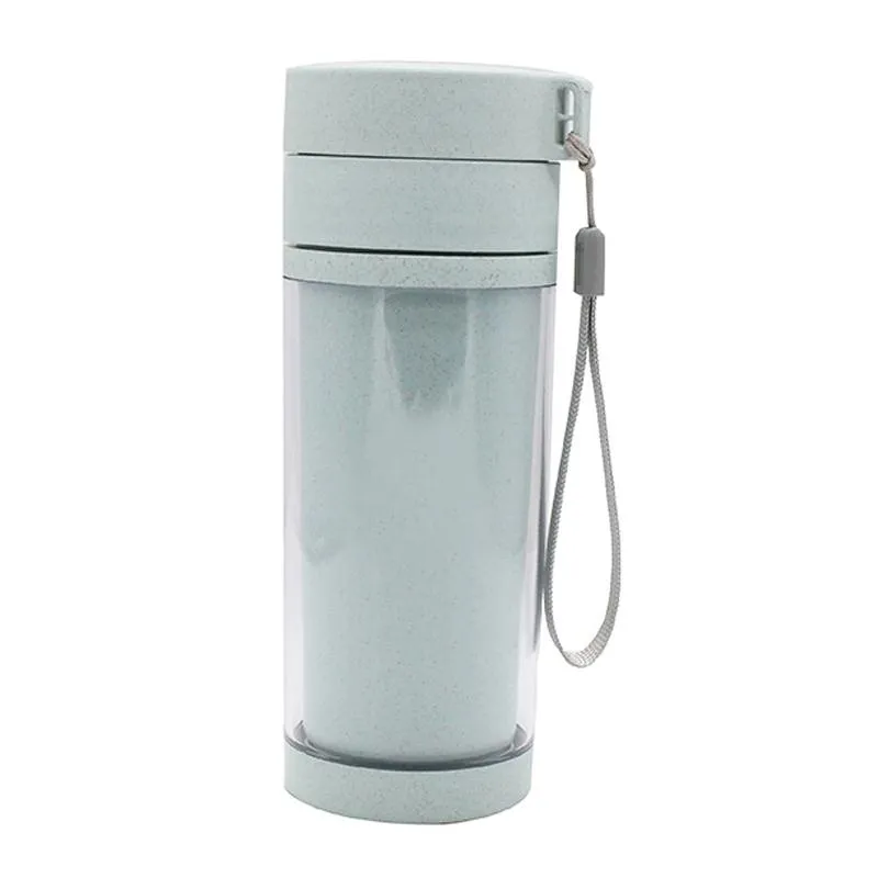 Portable Clear Insulated Tea Cup
