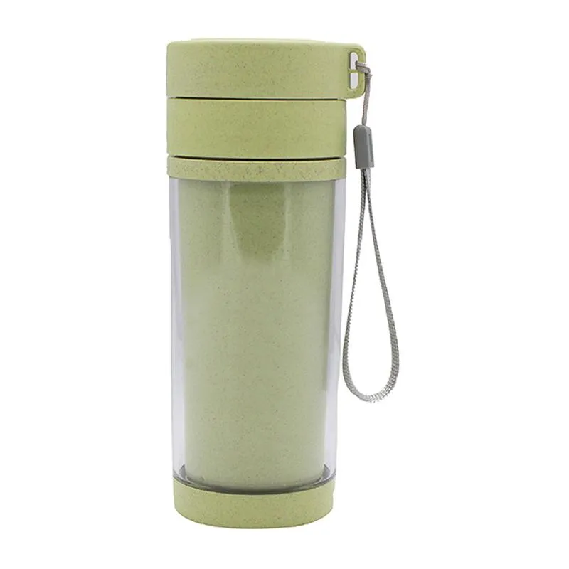 Portable Clear Insulated Tea Cup