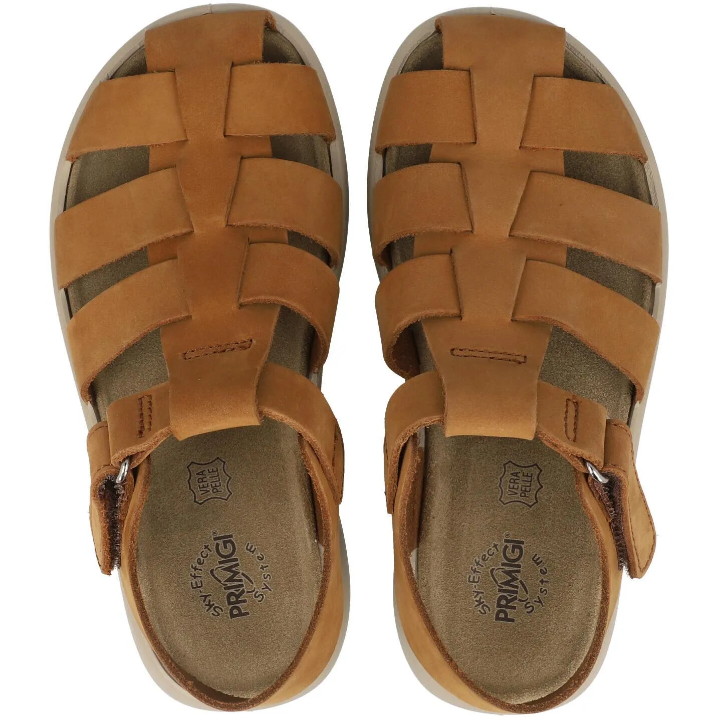 Primigi PPM Brown Fisherman Sandals for Kids