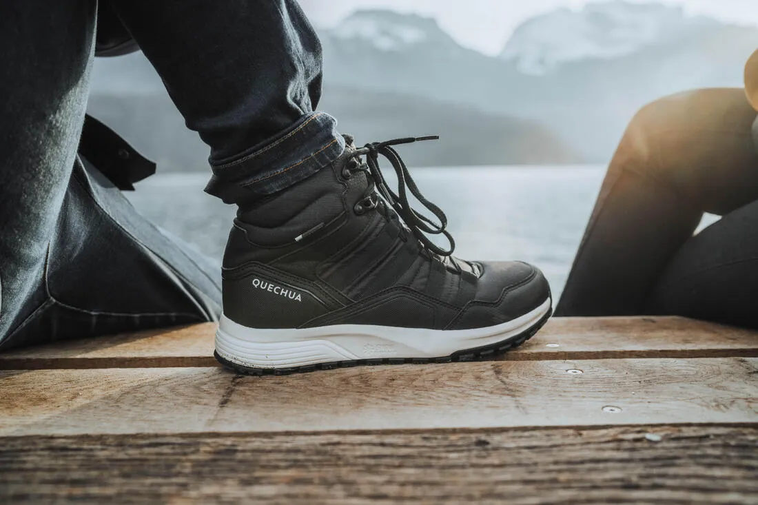 QUECHUA (ケシュア) 登山・スノーハイキング メンズ ブーツ ウォーム 防水 ミドルカット SH500