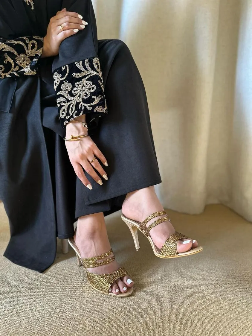 Rabia Heels S206H - Gold