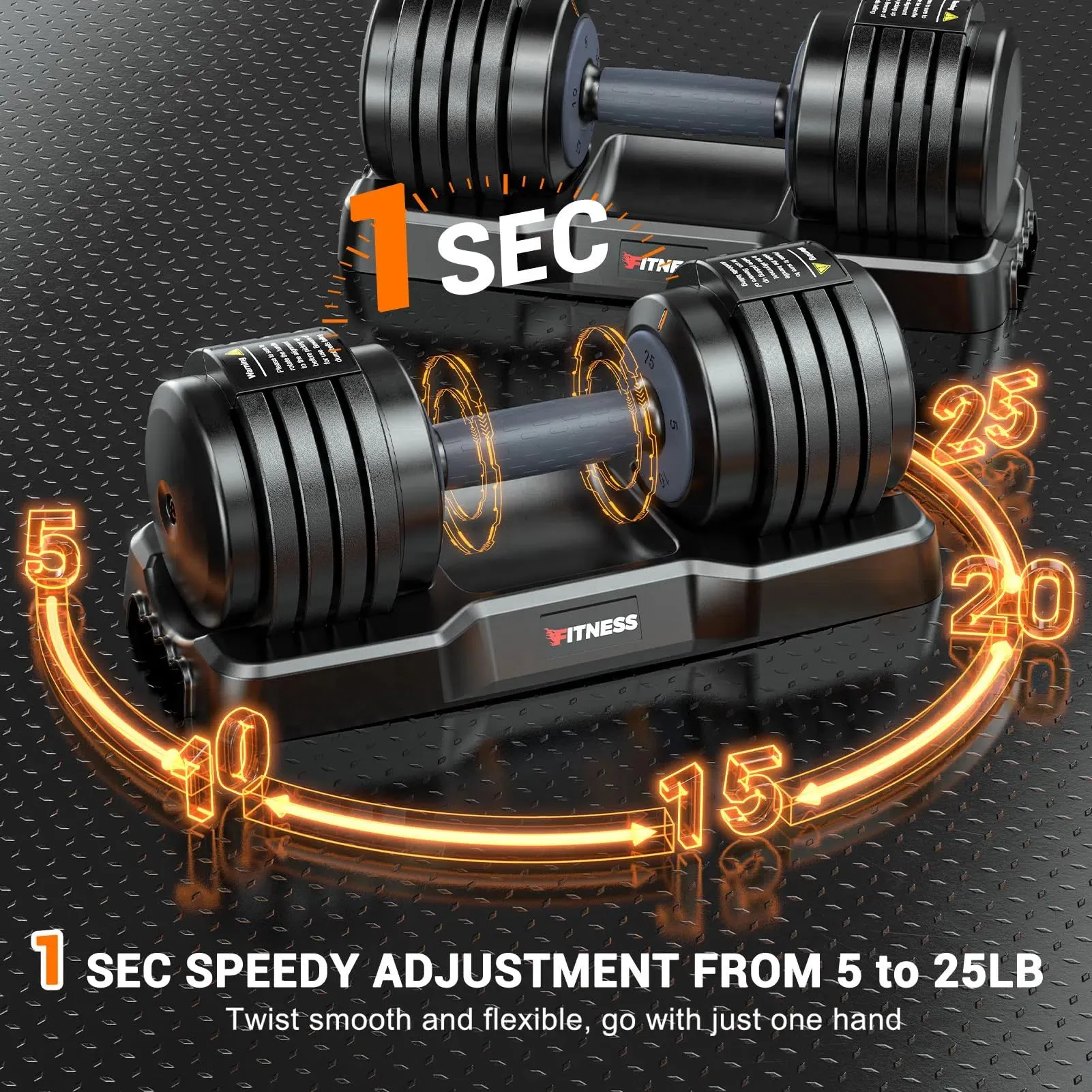 Rendpas Adjustable Dumbbells Set