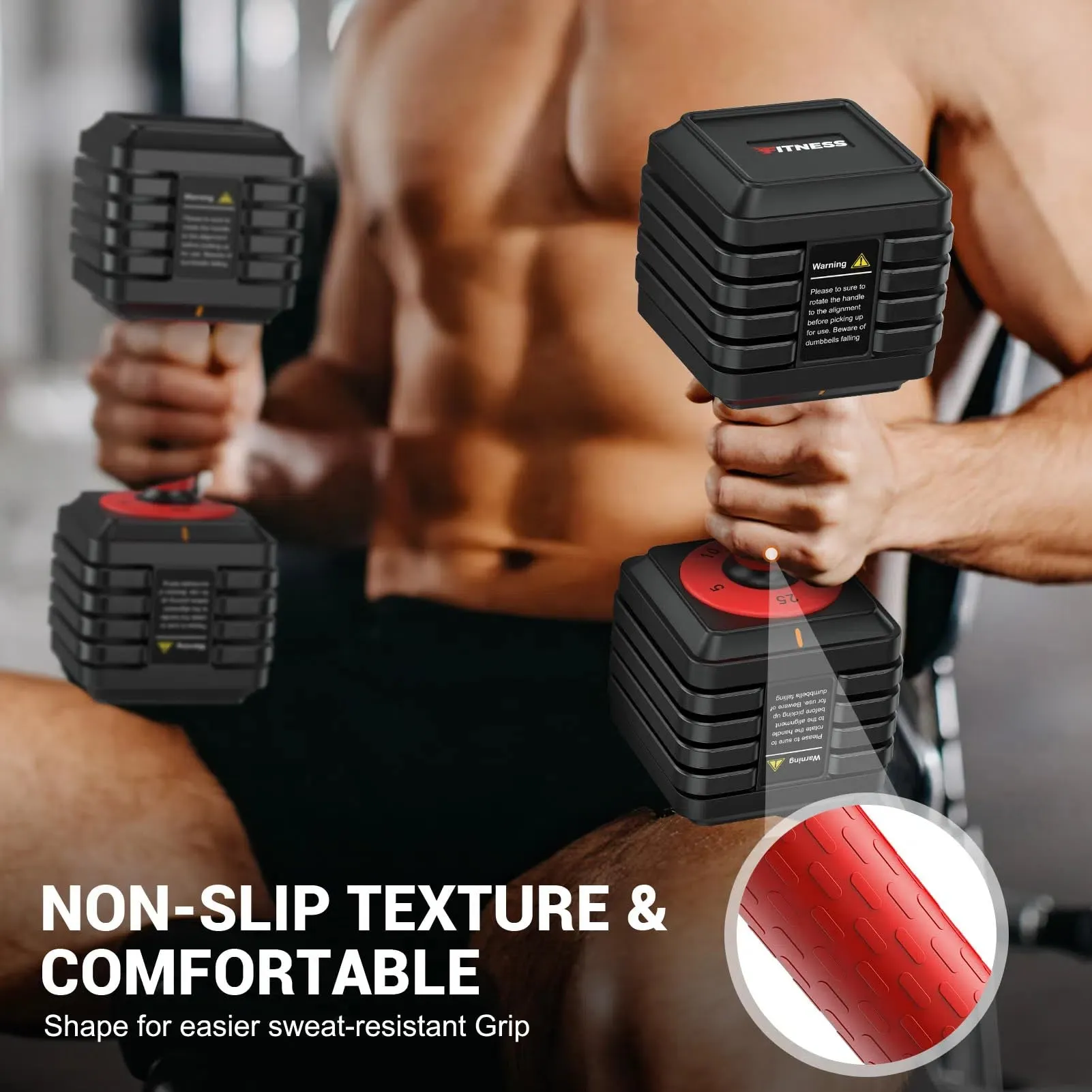 Rendpas Adjustable Dumbbells Set