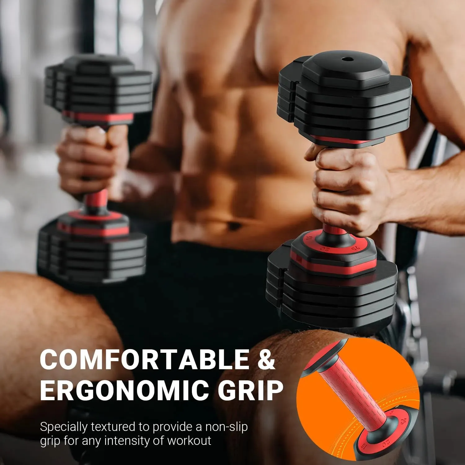 Rendpas Adjustable Dumbbells Set
