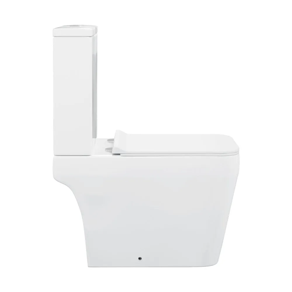 Rivoli Two-Piece Square Toilet Dual-Flush 1.1/1.6 gpf