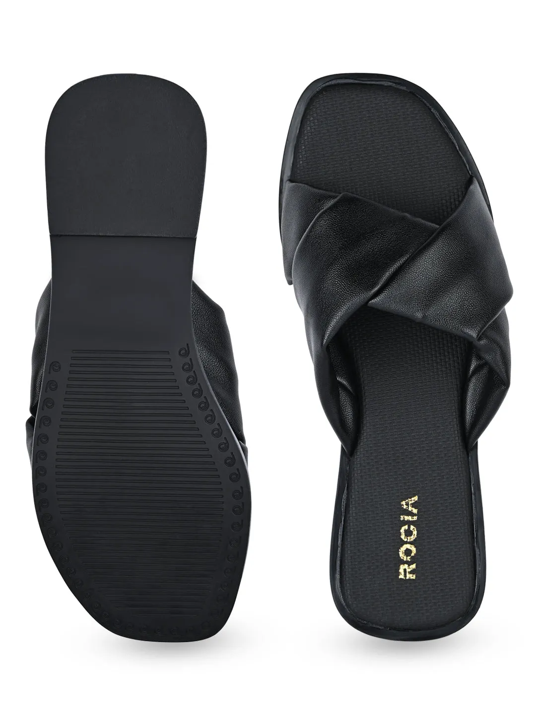 Rocia By Regal Black Women Casual Comfortable Flats