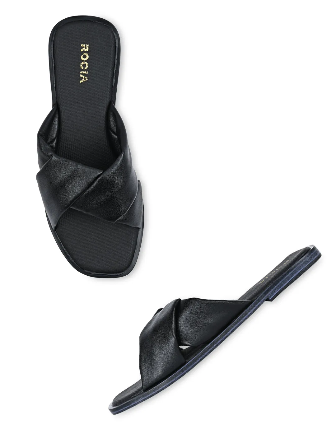 Rocia By Regal Black Women Casual Comfortable Flats