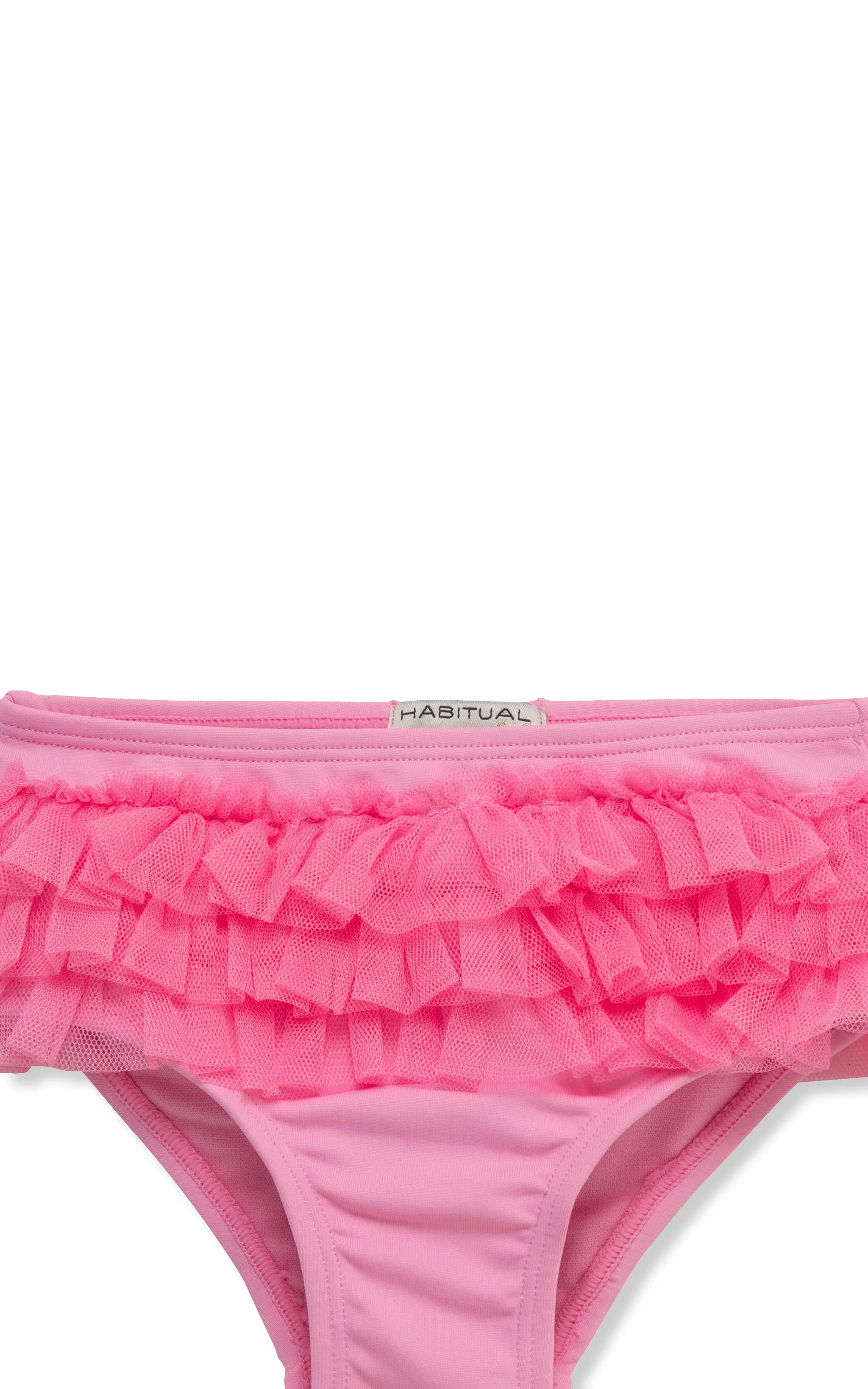 Ruffle Mania Two Piece Swimsuit - Pink