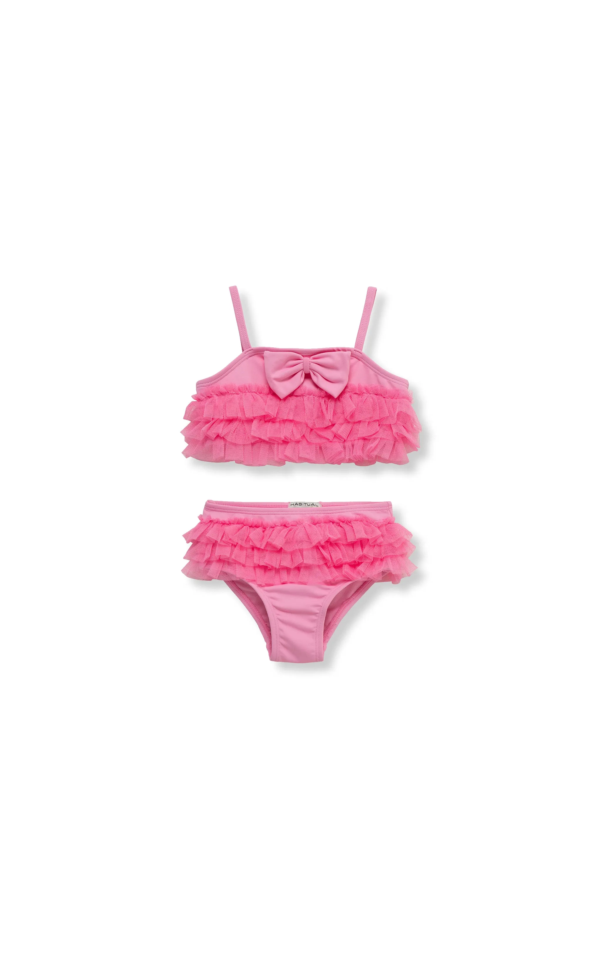 Ruffle Mania Two Piece Swimsuit - Pink