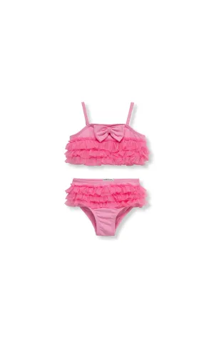 Ruffle Mania Two Piece Swimsuit - Pink