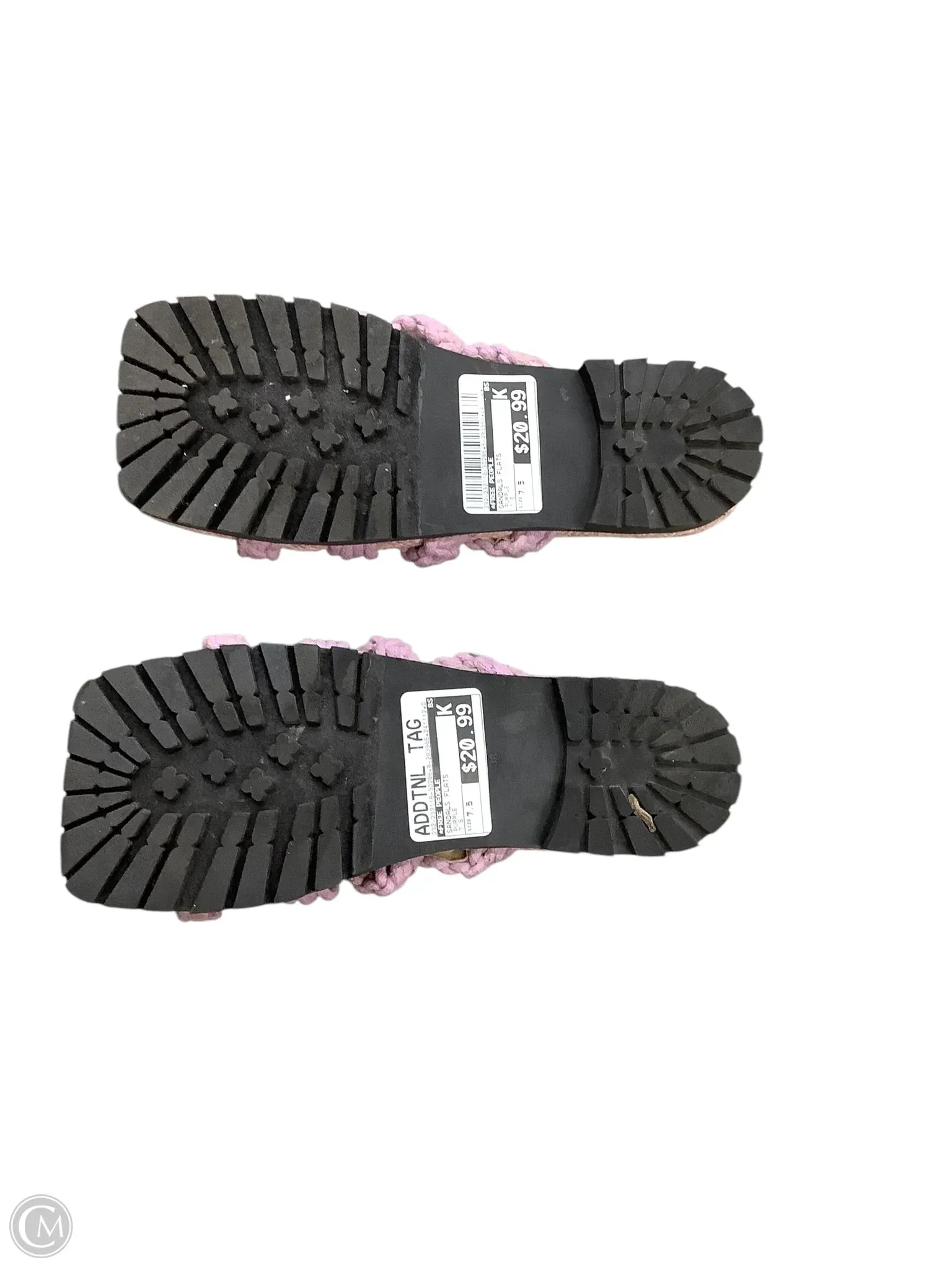 Sandals Flats By Free People In Purple, Size: 7.5