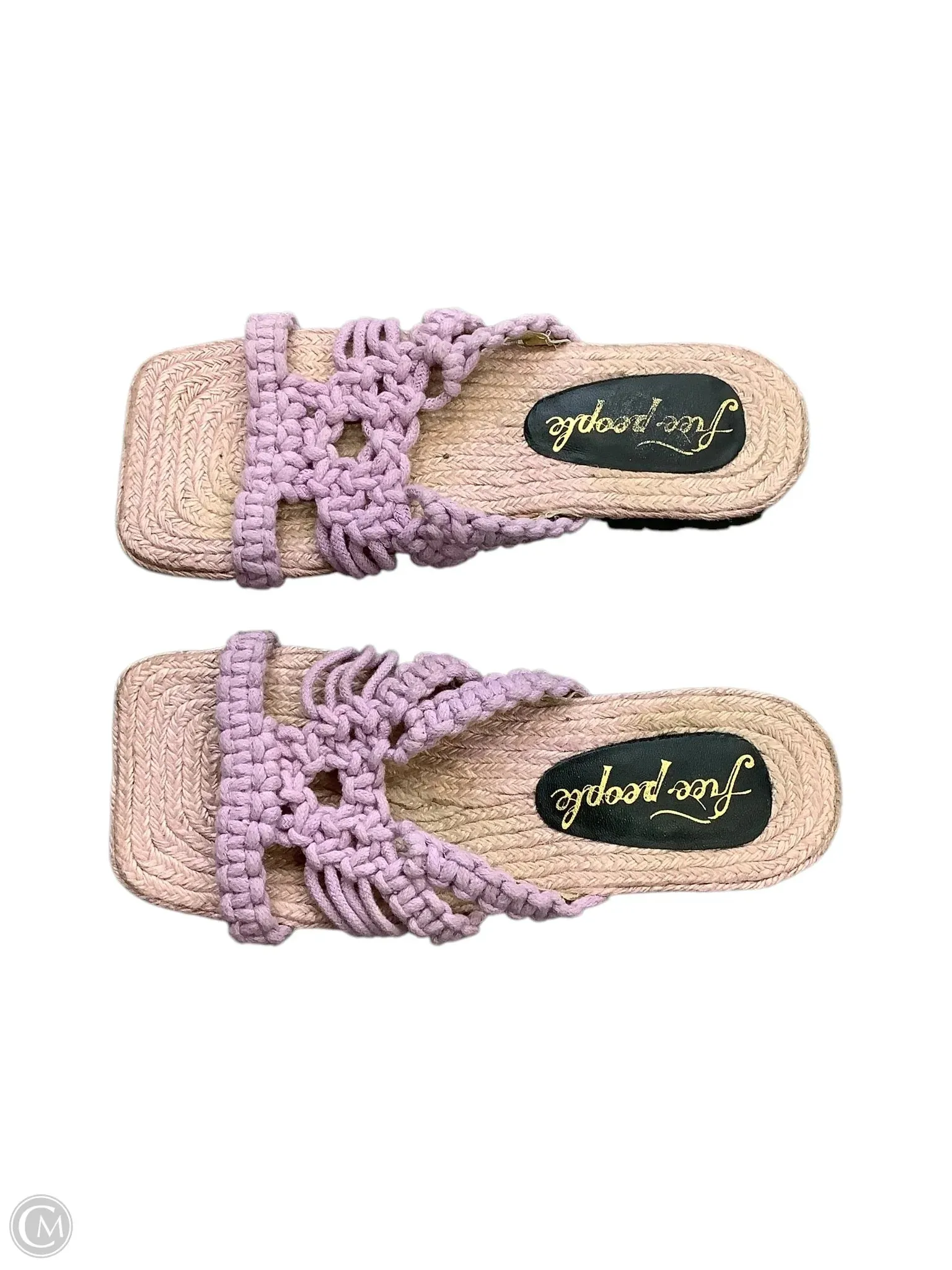 Sandals Flats By Free People In Purple, Size: 7.5