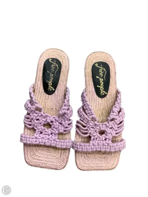 Sandals Flats By Free People In Purple, Size: 7.5