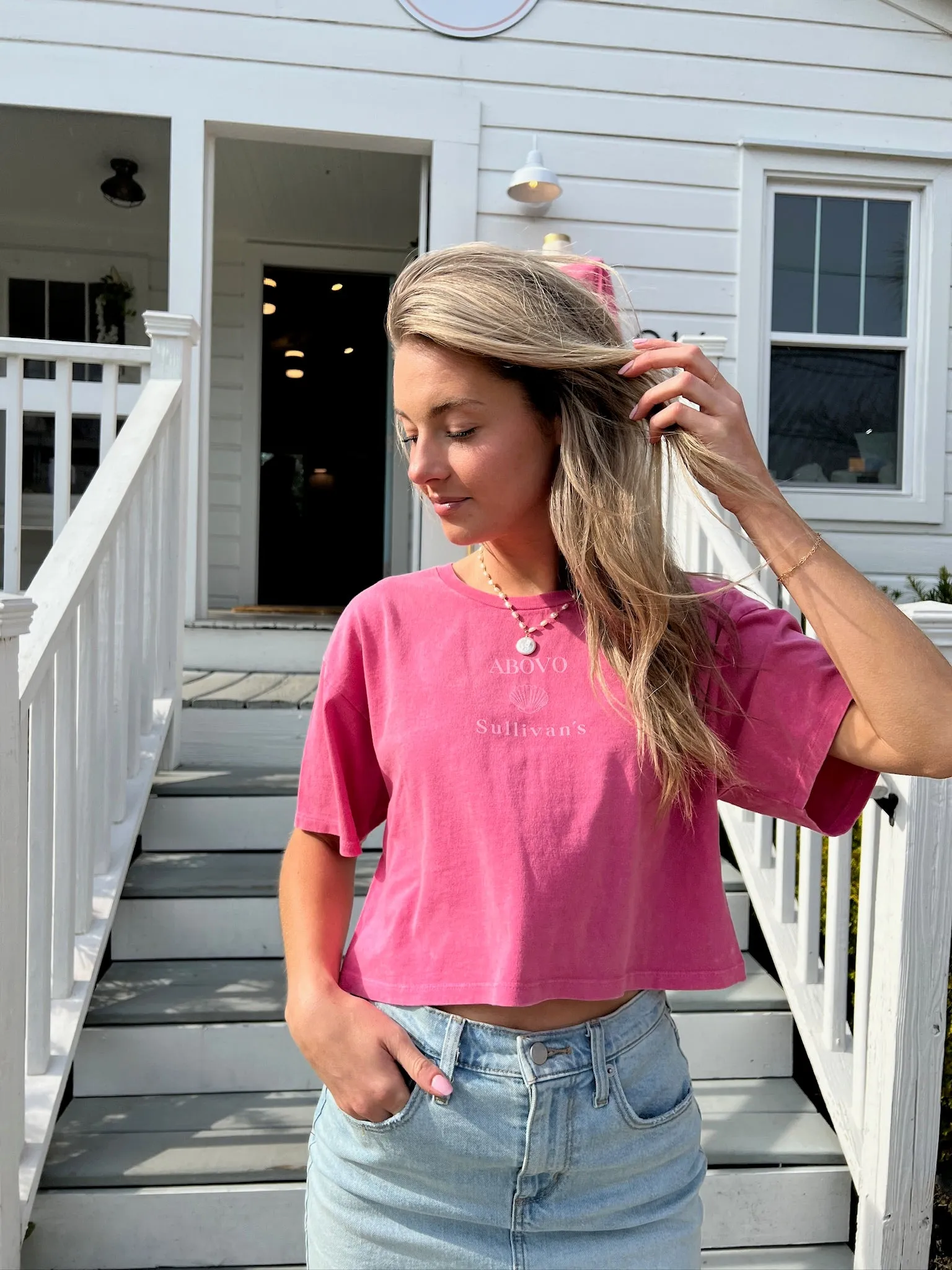 Shell T ABOVO Pink