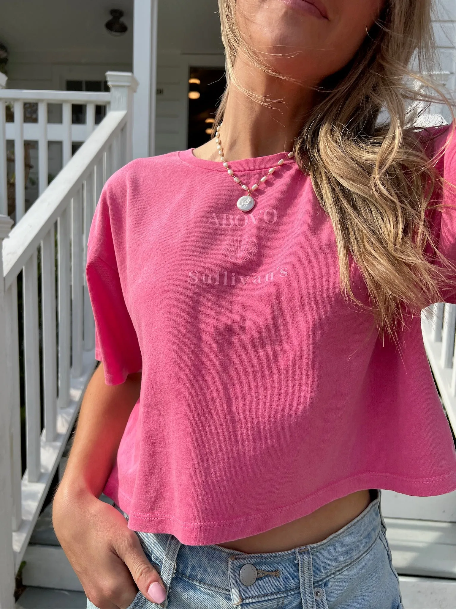Shell T ABOVO Pink
