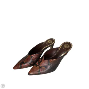 Shoes Heels Kitten By Vince Camuto In Snakeskin Print, Size: 8