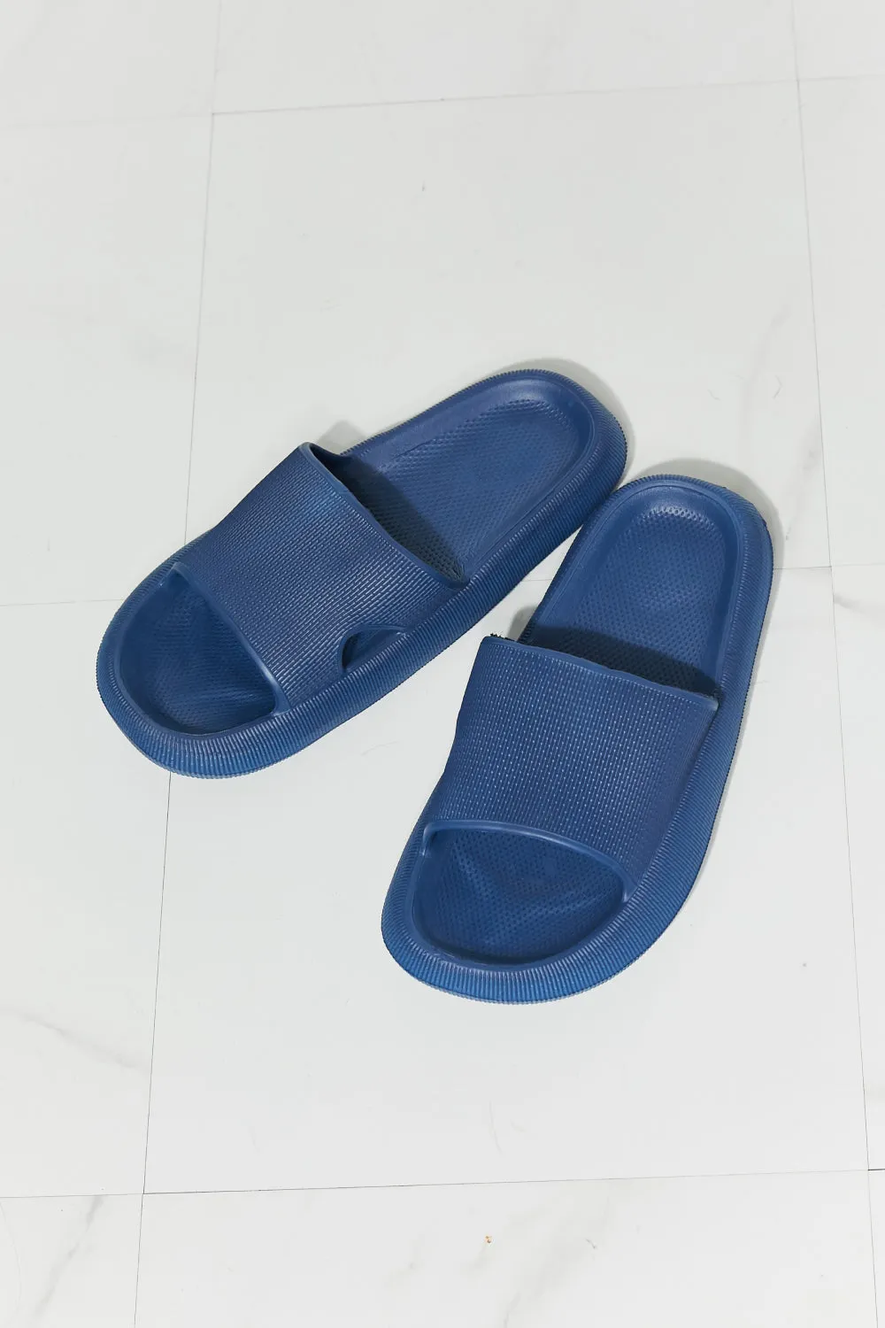 Slide-on Arms Around Me Open Toe - Navy
