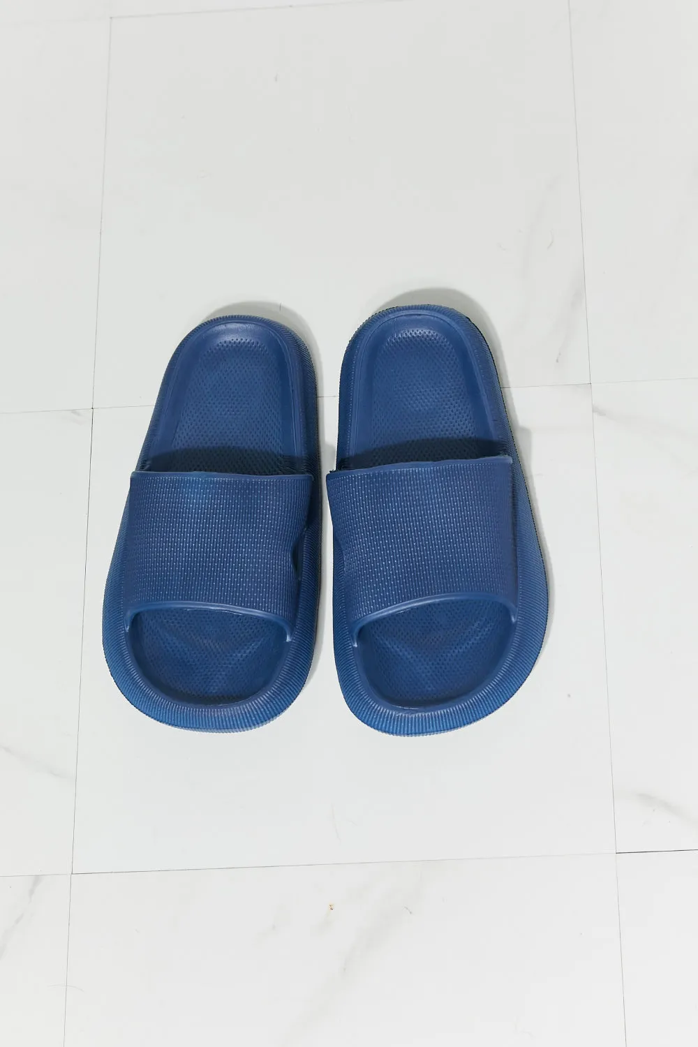 Slide-on Arms Around Me Open Toe - Navy