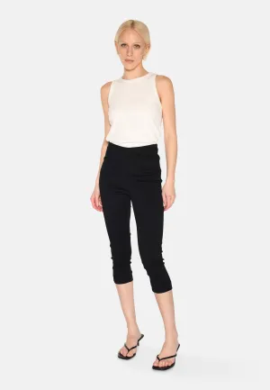 Sophia capri pants 4166 - Black