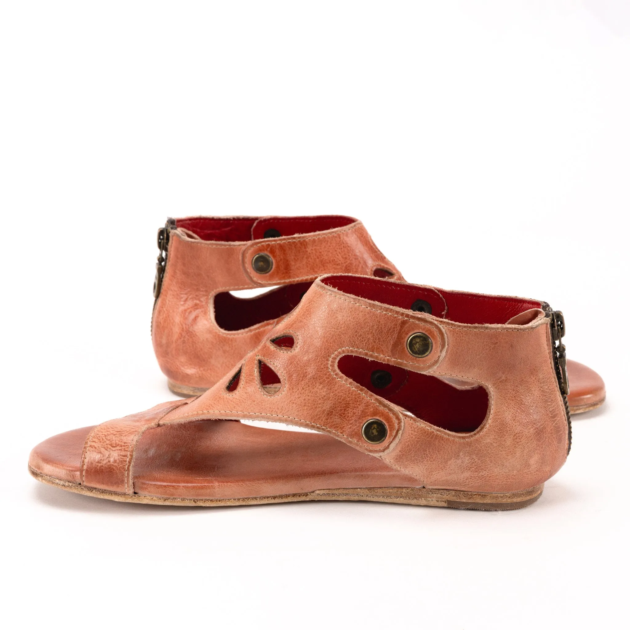 SOTO CUTOUT - BLUSH - LEATHER