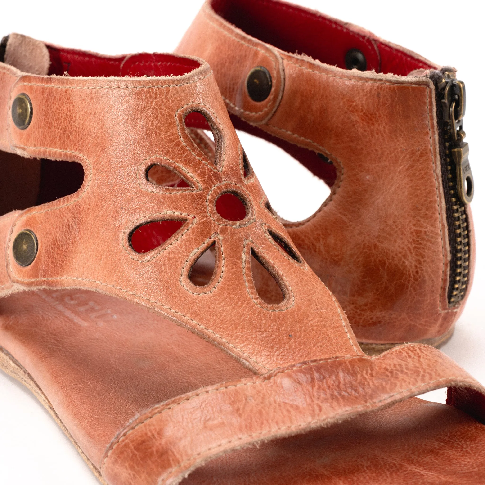 SOTO CUTOUT - BLUSH - LEATHER