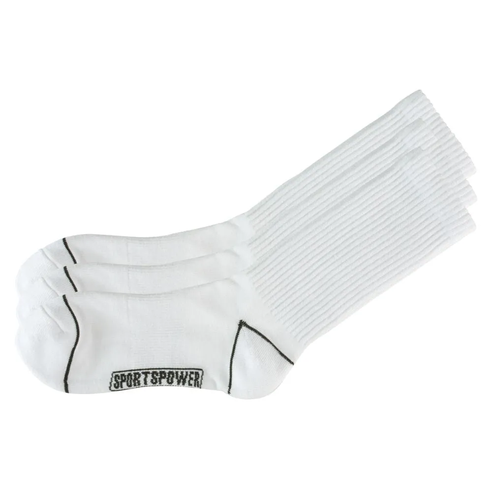 SportsPower Crew Cut Socks - 3 Pack