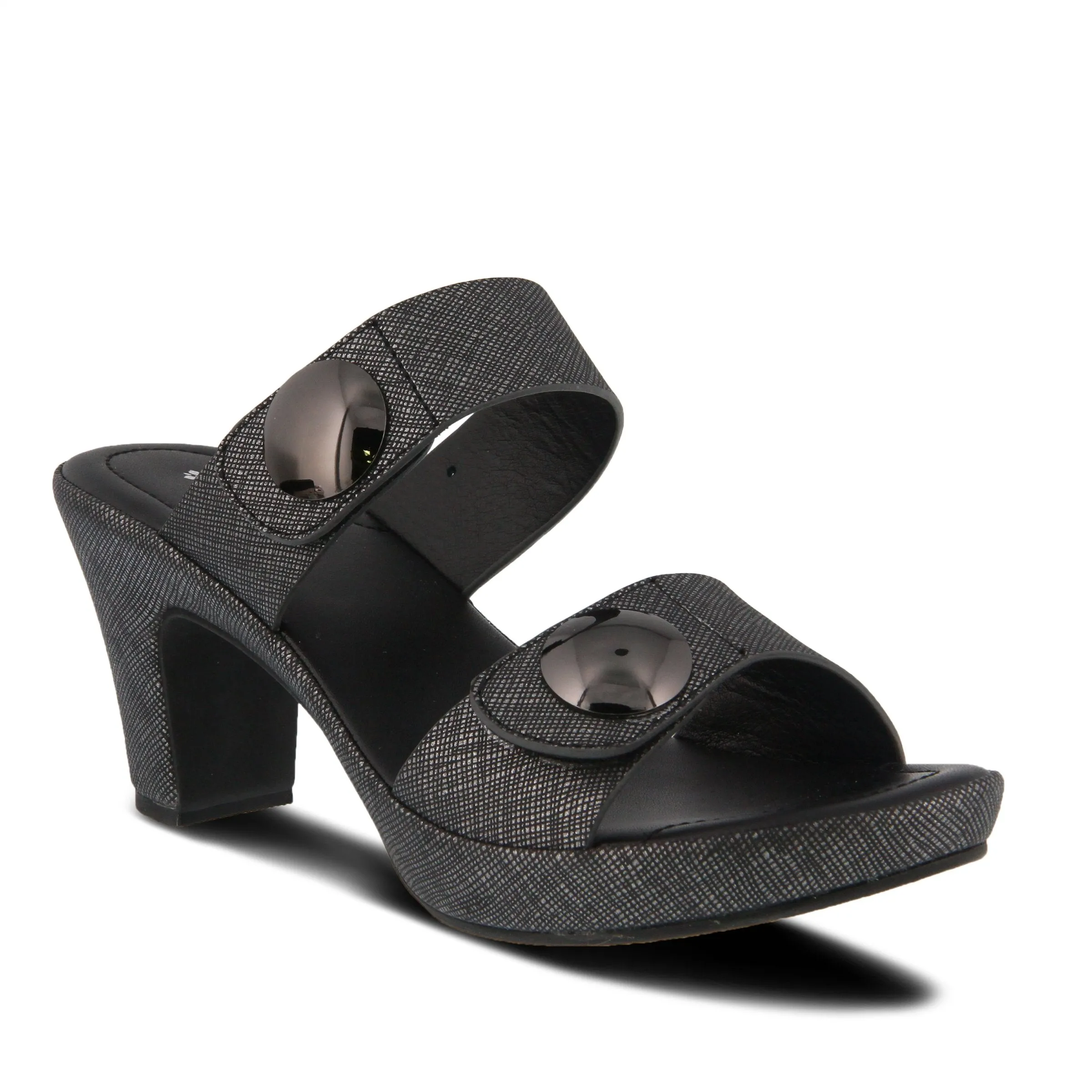 Spring Step Shoes  Patrizia Slidade Women’s Vegan Leather Slide Sandal