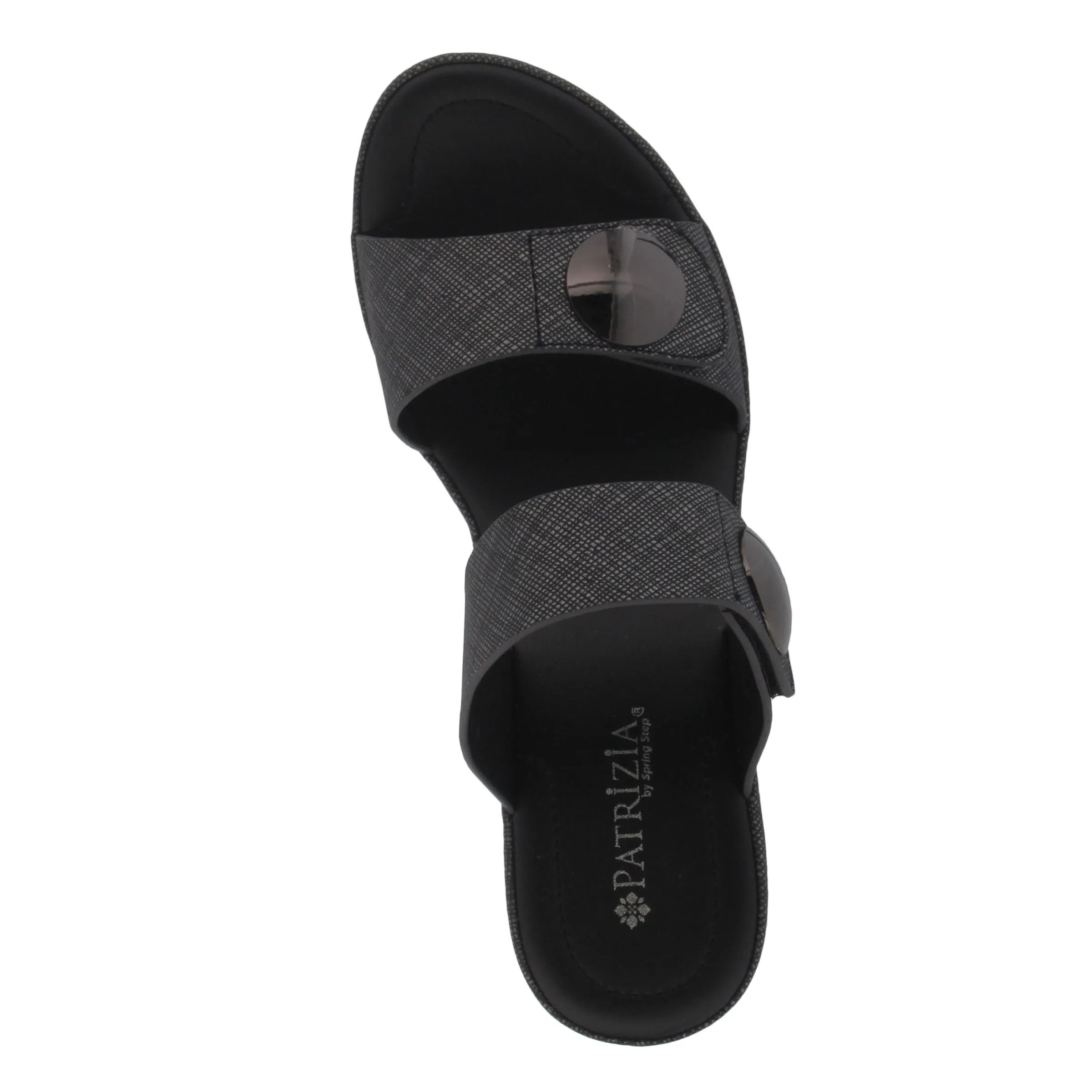 Spring Step Shoes  Patrizia Slidade Women’s Vegan Leather Slide Sandal