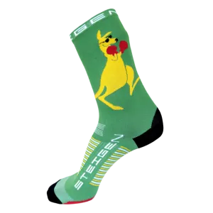 Steigen - Three Quarter Length Running Socks - Aussie Kangaroo