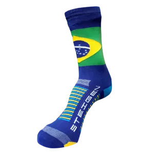 Steigen - Three Quarter Length Running Socks - Brazil