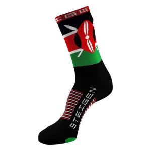 Steigen - Three Quarter Length Running Socks - Kenya