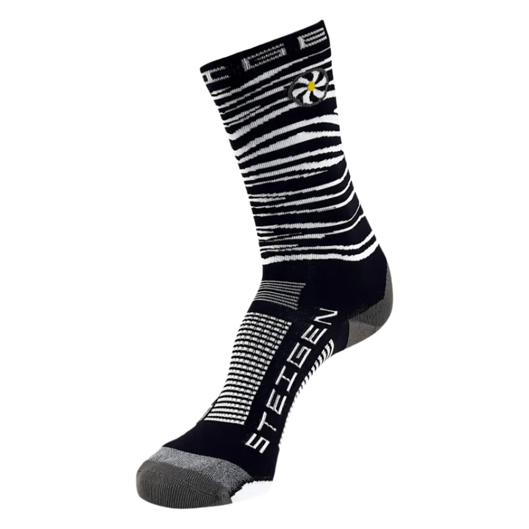 Steigen - Three Quarter Length Running Socks - Zebra