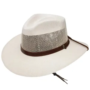 Stetson Lodge Wide Brim Canvas Fedora Hat
