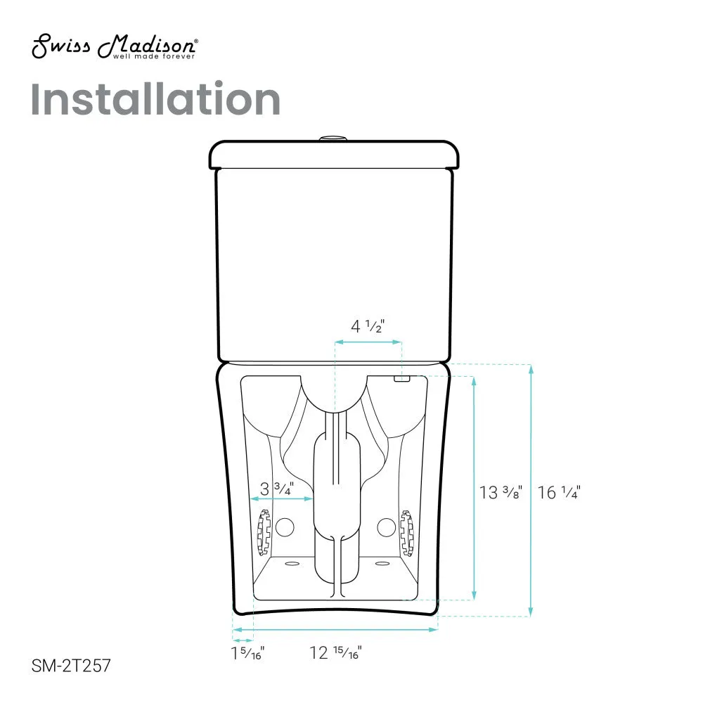 Sublime II Two-Piece Round Toilet Dual-Flush 0.8/1.28 gpf