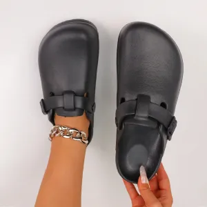 Summer Women Clogs Eva Beach Sandals  Waterproof Slippers Casual Couple Mules Shoes