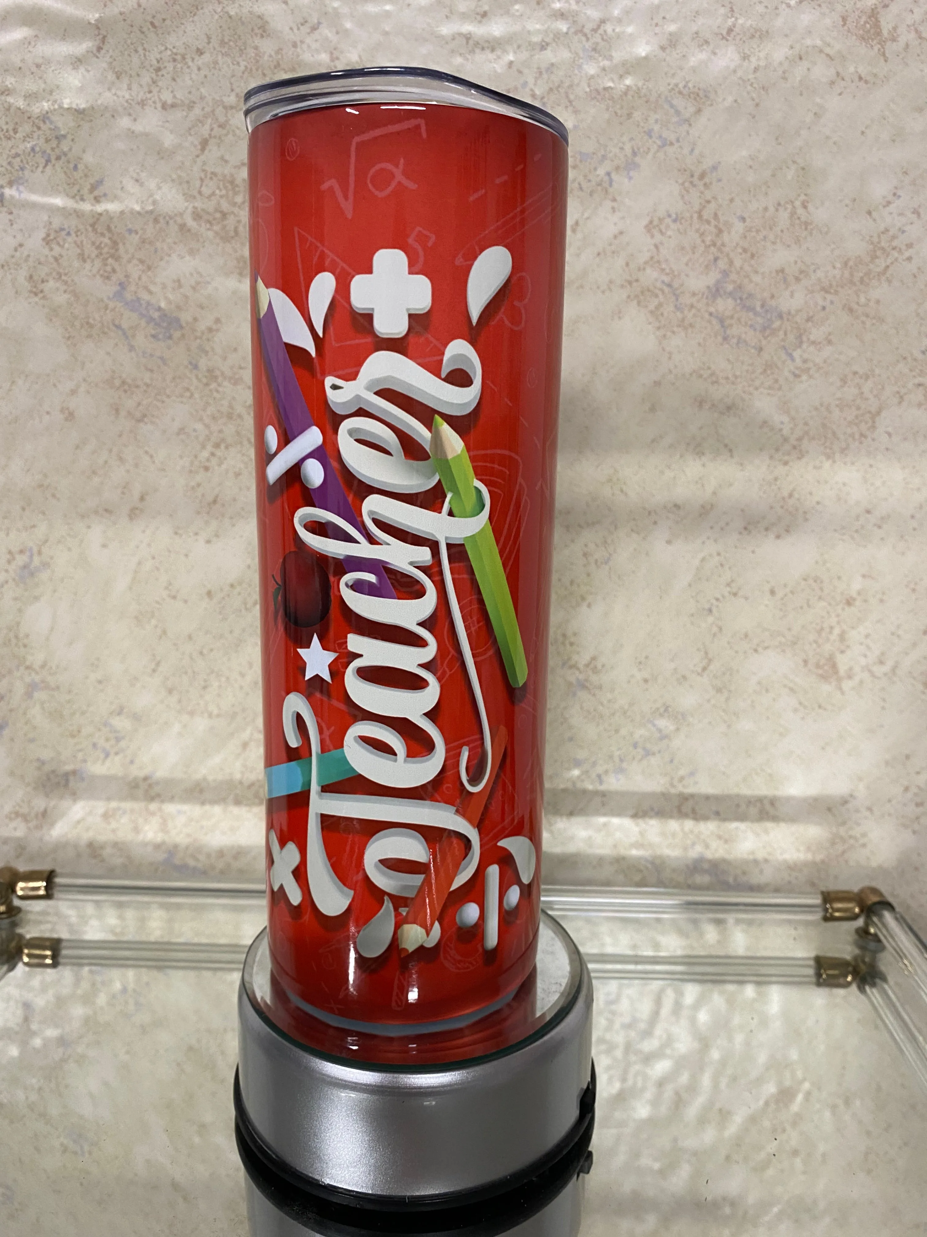 Teacher - 20oz skinny insulated tumbler