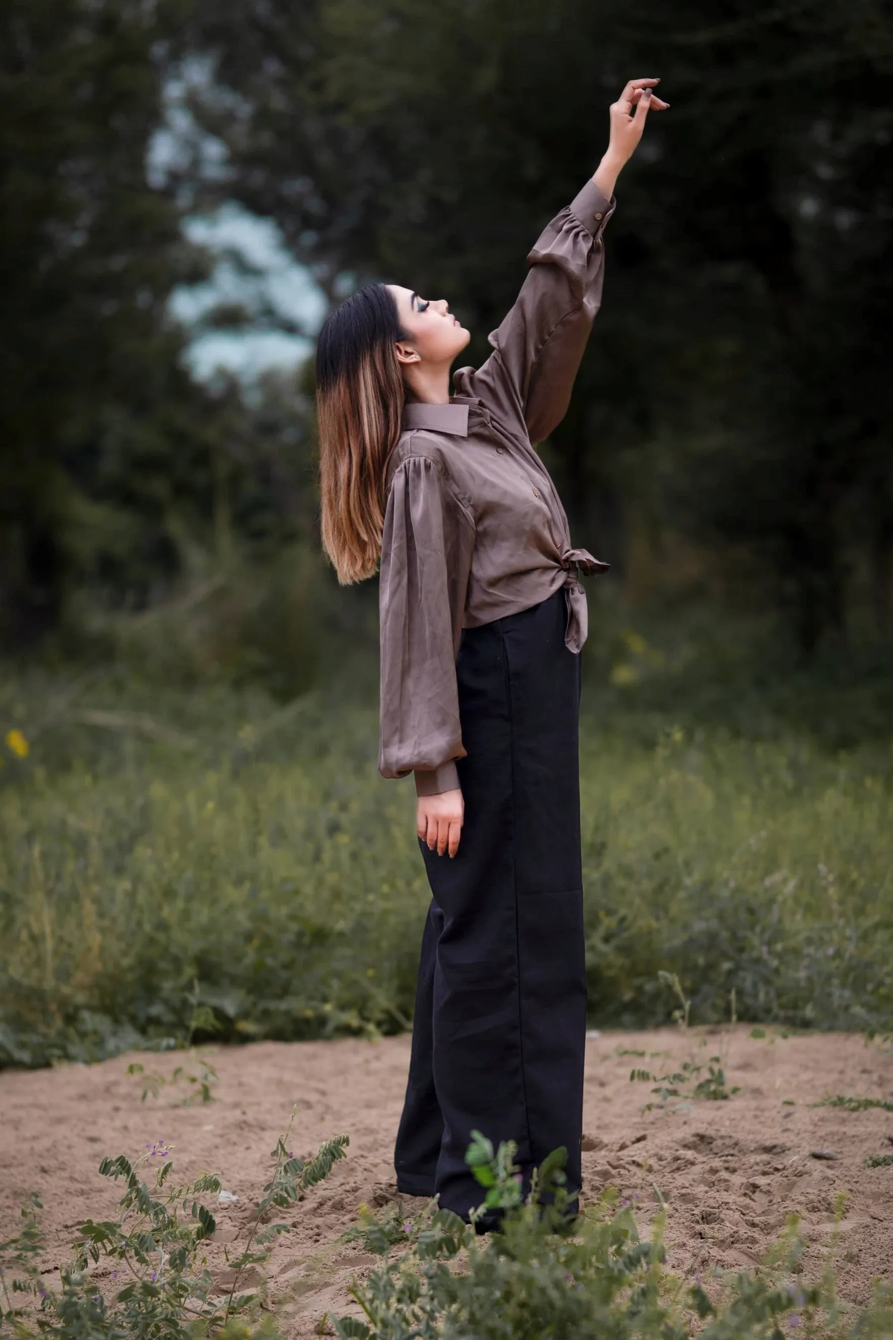 V Neck Bold Black Jumpsuit