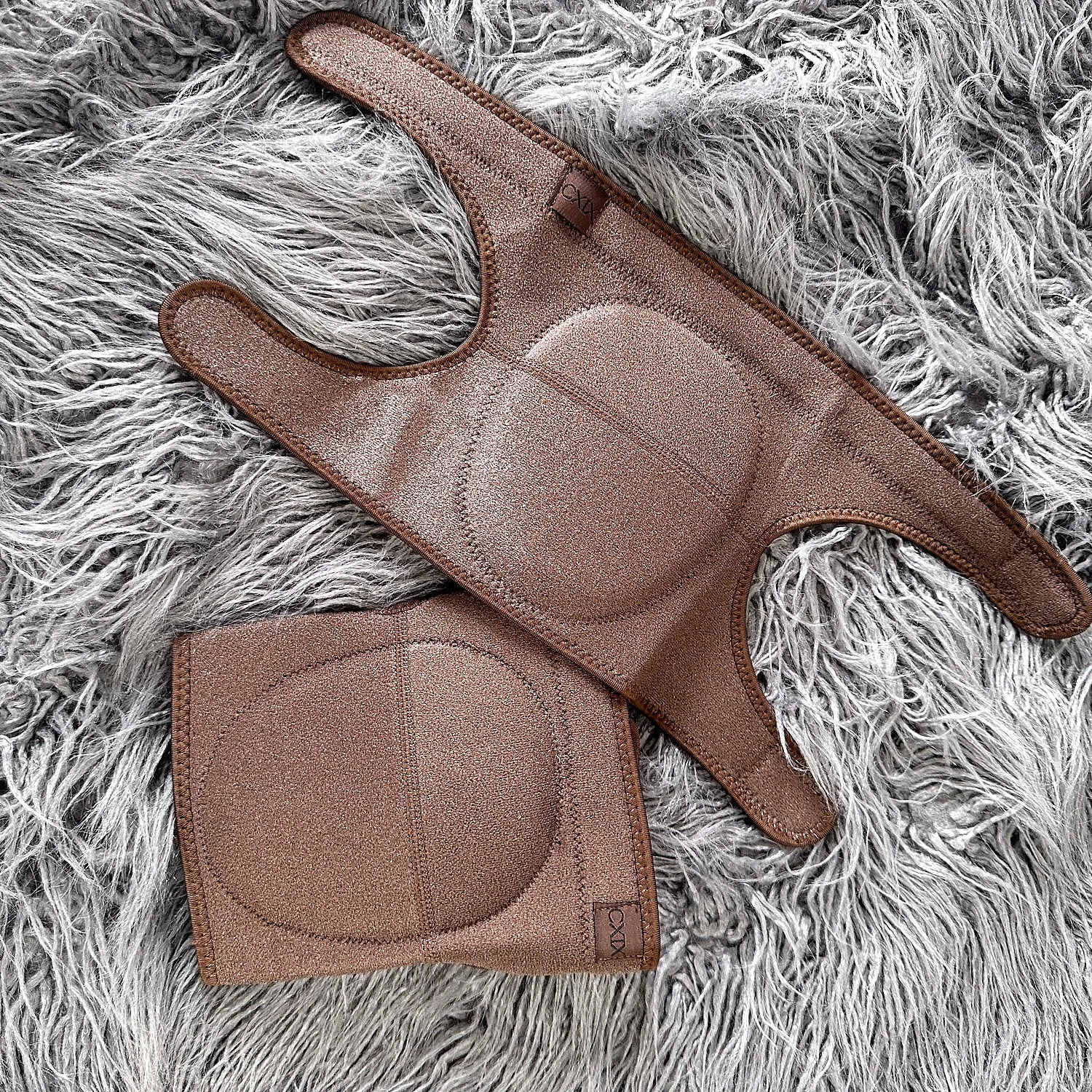 Velcro Knee Pads: Cocoa