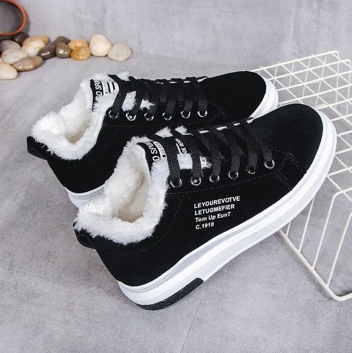 Warm winter trainers for women