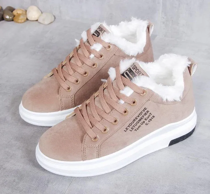 Warm winter trainers for women