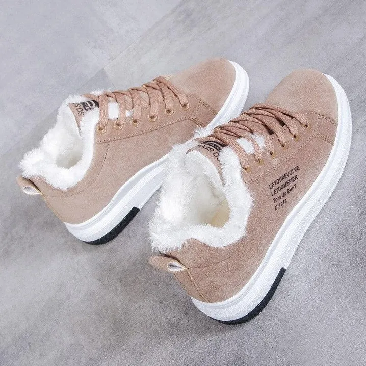 Warm winter trainers for women