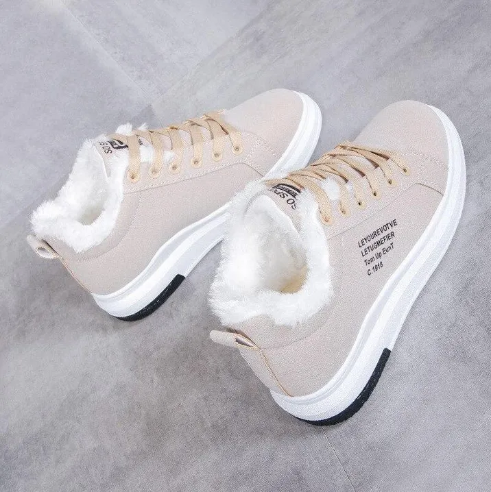 Warm winter trainers for women
